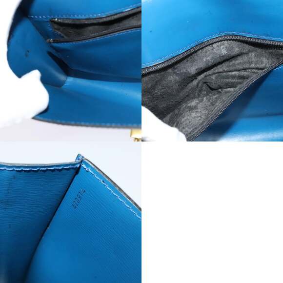 LOUIS VUITTON Epi Pochette Arche Shoulder Bag Blue M52575 - Picture 12 of 12